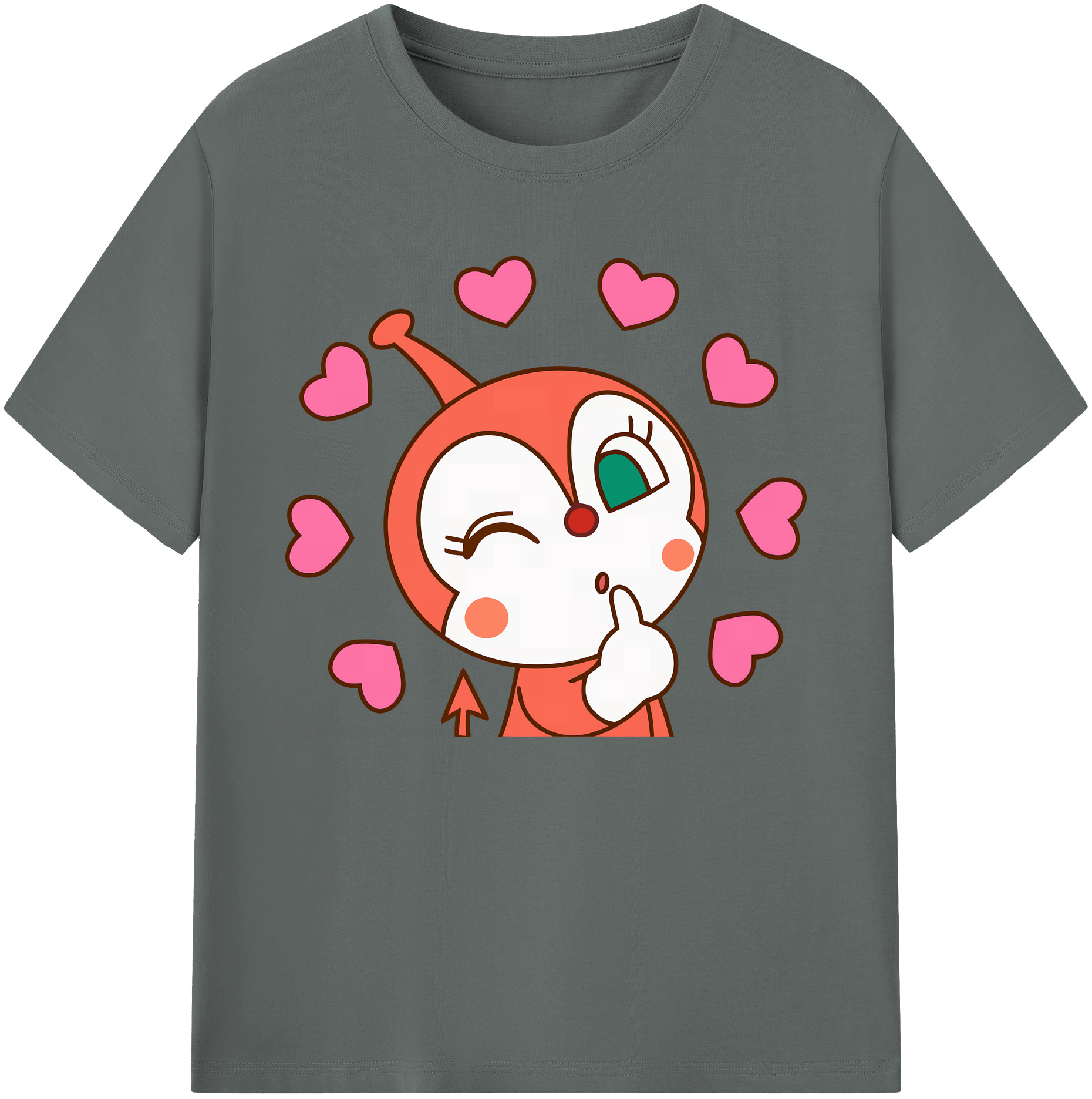 （画像用） アンパンマン Anpanman 綿100％ メンズ半袖Tシャツ｜肌触りやわらか＆通気性